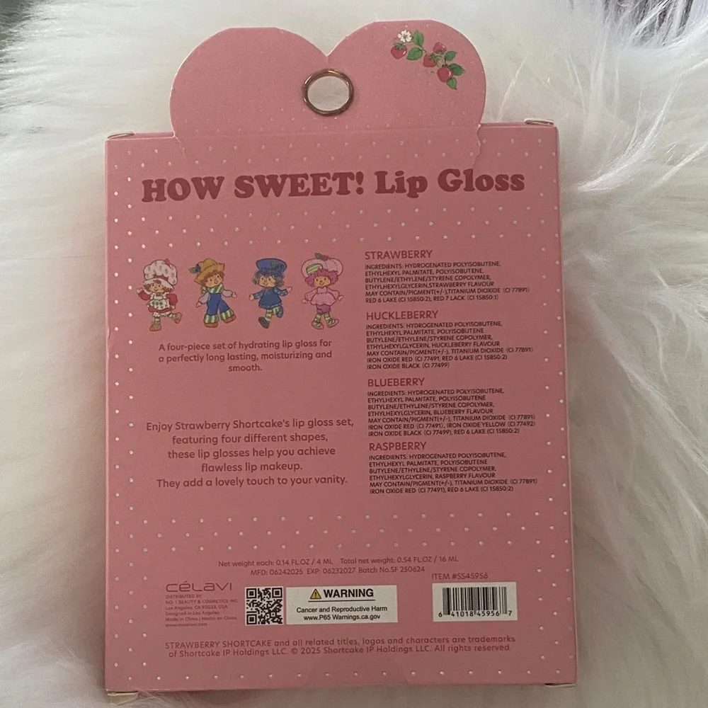 Strawberry shortcake How Sweet! Lip Gloss - New in box